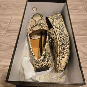 Montique Men's Brown and Tan Loafers